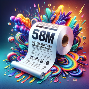 58gsm Instant Dry Sublimation Paper