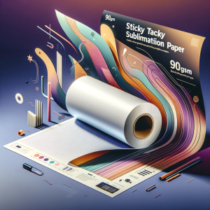 90gsm Sticky Tacky Sublimation Paper